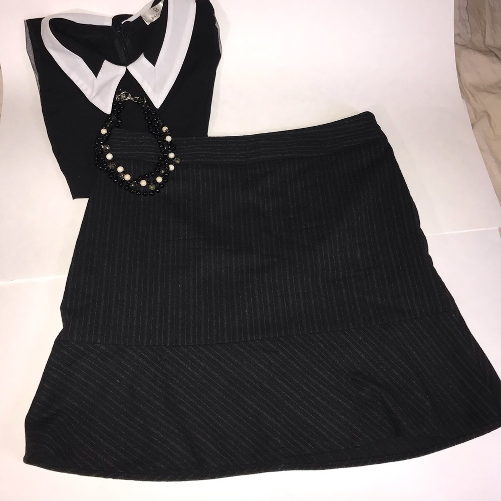 Banana Republic Wool A-line Skirt
